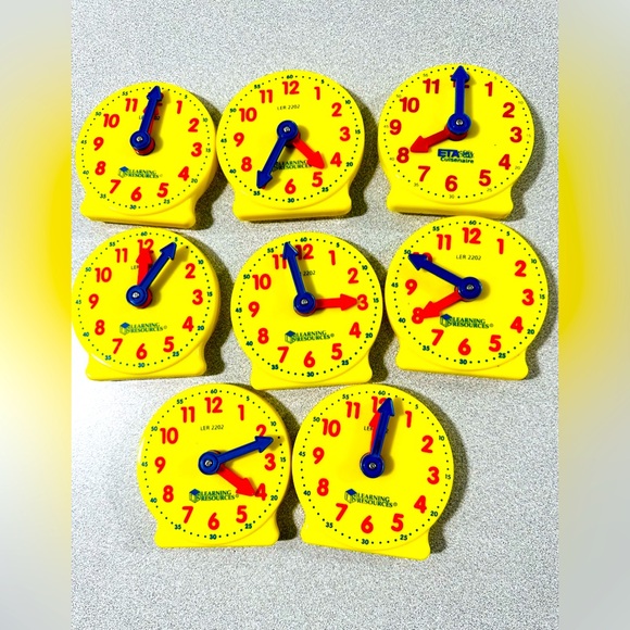 Big Time Mini Clocks (Set of 8) - Picture 4 of 5